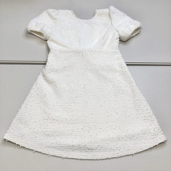 Sister Jane Dresses & Skirts - Sister Jane White Dress A Line Size Small Dream Back Bow Open Back Wedding